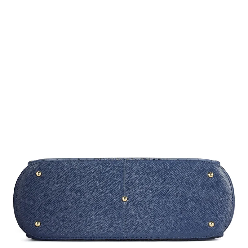 Da Milano Stardust Medium Croco Leather Tote - Stardust for Women | Best Price UAE